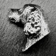 Springer Spaniel Lapel Pin | Nickel Silver | Alden Arts