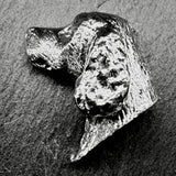 Springer Spaniel Lapel Pin | Nickel Silver | Alden Arts