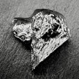 St Bernard Lapel Pin | Nickel Silver | Alden Arts