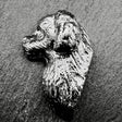 Tibetan Spaniel Lapel Pin | Nickel Silver | Alden Arts