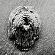 Tibetan Terrier Lapel Pin | Nickel Silver | Alden Arts