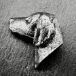 Weimaraner Lapel Pin | Nickel Silver | Alden Arts