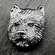 West Highland White Lapel Pin | Nickel Silver | Alden Arts