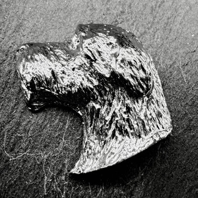 Wolfhound Lapel Pin | Nickel Silver | Alden Arts
