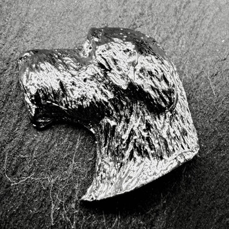 Wolfhound Lapel Pin | Nickel Silver | Alden Arts