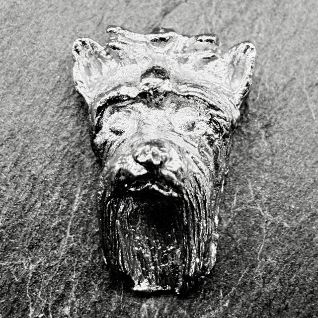 Yorkshire Terrier Lapel Pin | Nickel Silver | Alden Arts
