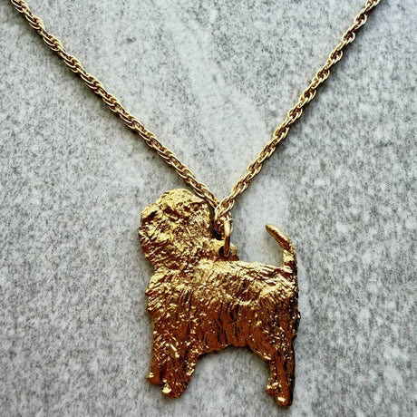 Affenpinscher Pendant | Gold Plate | Alden Arts