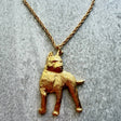American Staffordshire Pendant | Gold Plate | Alden Arts
