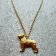 Briard Pendant | Gold Plate | Alden Arts