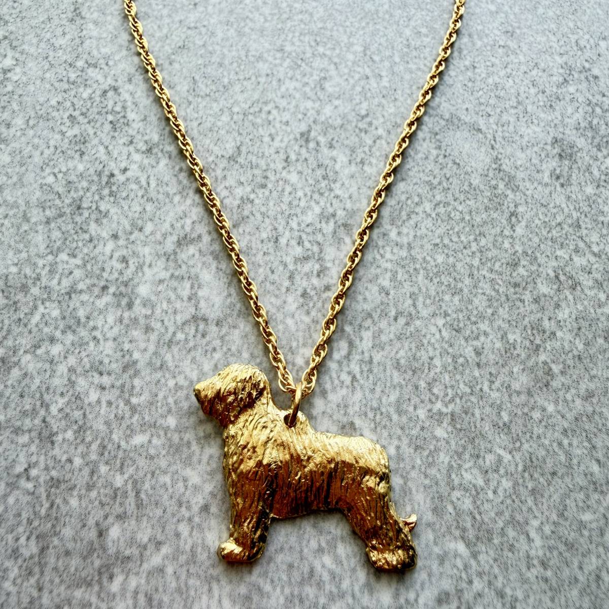 Briard Pendant | Gold Plate | Alden Arts