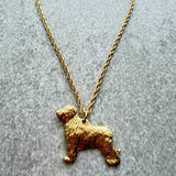 Briard Pendant | Gold Plate | Alden Arts