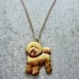 Chow Chow Pendant | Gold Plate | Alden Arts
