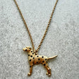 Dalmatian Pendant | Gold Plate | Alden Arts