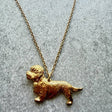 Dandie Dinmont Pendant | Gold Plate | Alden Arts