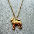 Elkhound Pendant | Gold Plate | Alden Arts