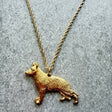 German Shepherd Pendant | Gold Plate | Alden Arts