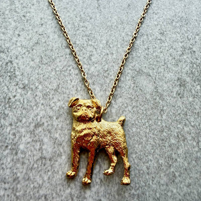Griffon Smooth Pendant | Gold Plate | Alden Arts
