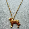 Hovawart Pendant | Gold Plate | Alden Arts