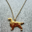Irish Setter Pendant | Gold Plate | Alden Arts