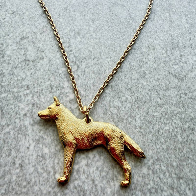 Kelpie Pendant | Gold Plate | Alden Arts