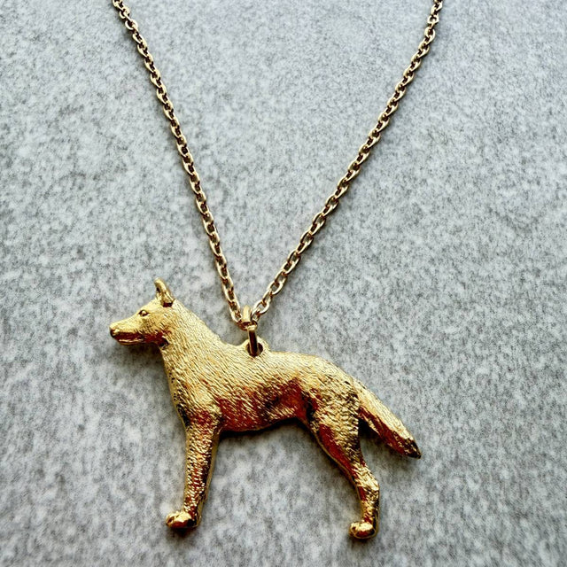 Kelpie Pendant | Gold Plate | Alden Arts