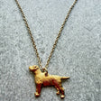 Labrador Pendant | Gold Plate | Alden Arts