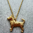Lancashire Heeler Pendant | Gold Plate | Alden Arts