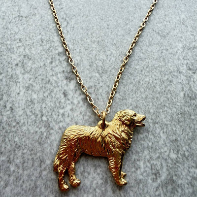 Leonberger Pendant | Gold Plate | Alden Arts