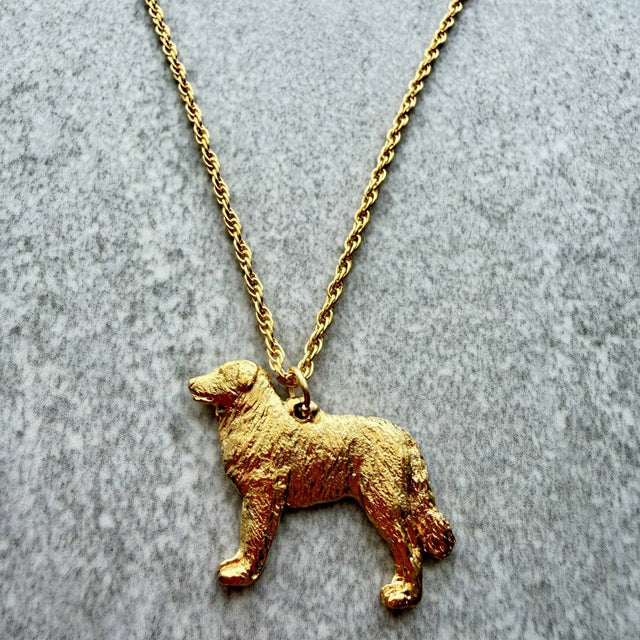 Maremma Pendant | Gold Plate | Alden Arts