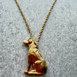 Rhodesian Ridgeback Pendant | Gold Plate | Alden Arts