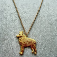 Schipperke Pendant | Gold Plate | Alden Arts