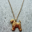 Wheaten Pendant | Gold Plate | Alden Arts