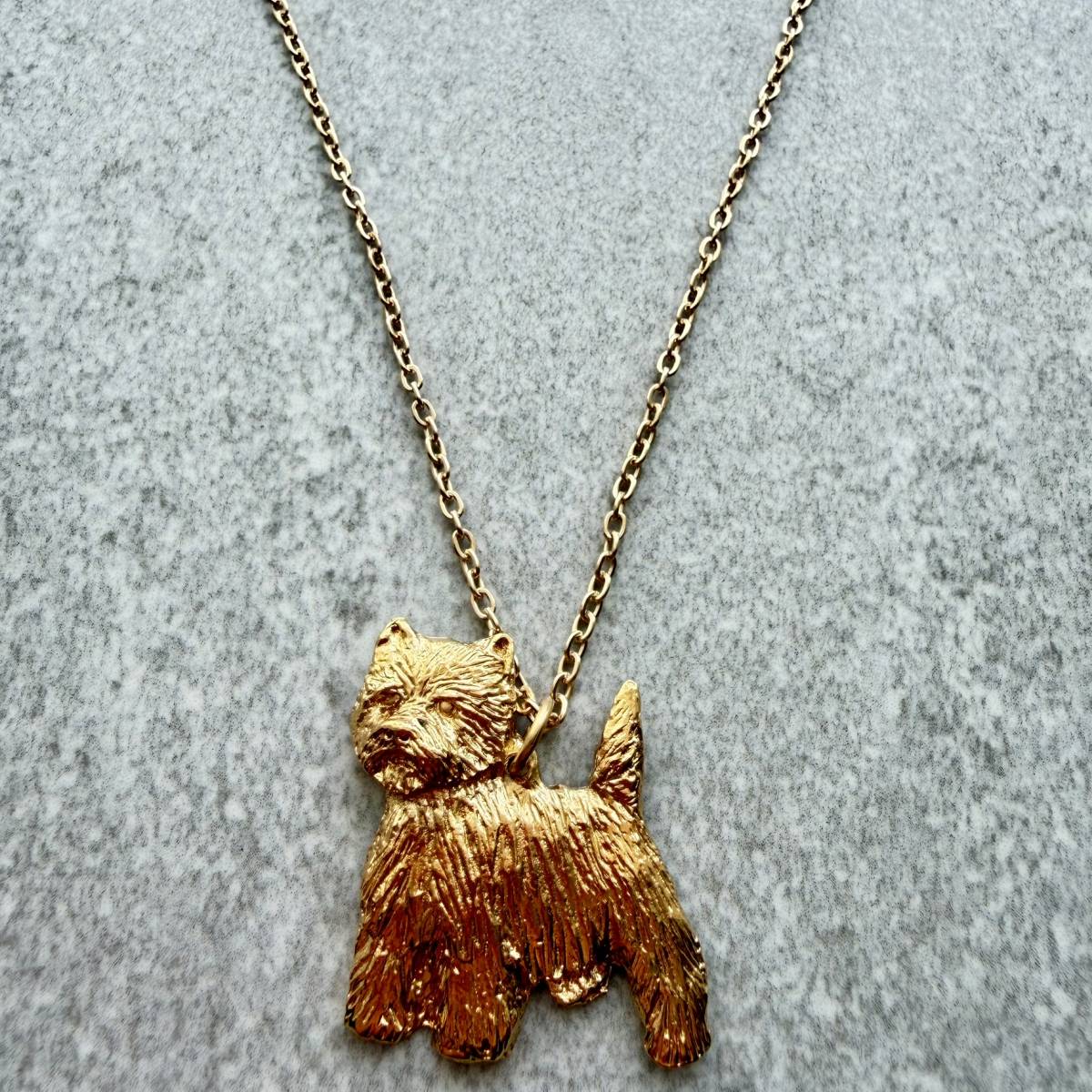 West Highland White Pendant | Gold Plate | Alden Arts