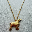 Welsh Springer Spaniel Pendant | Gold Plate | Alden Arts