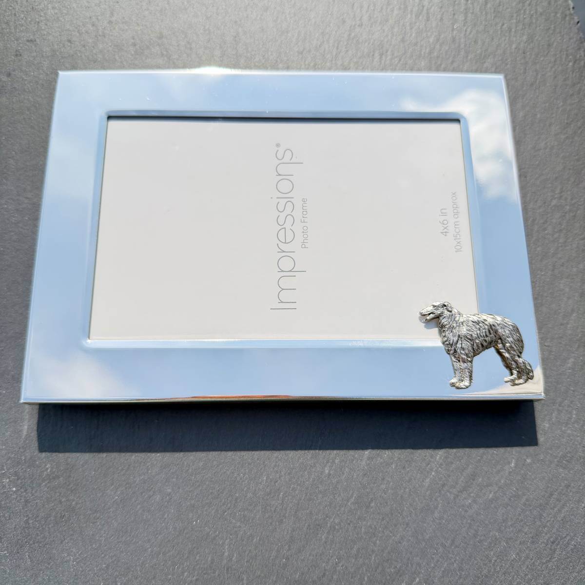 Borzoi Photo Frame - Landscape | Alden Arts