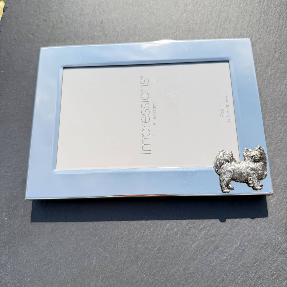 Chihuahua Long Hair Photo Frame - Landscape | Alden Arts