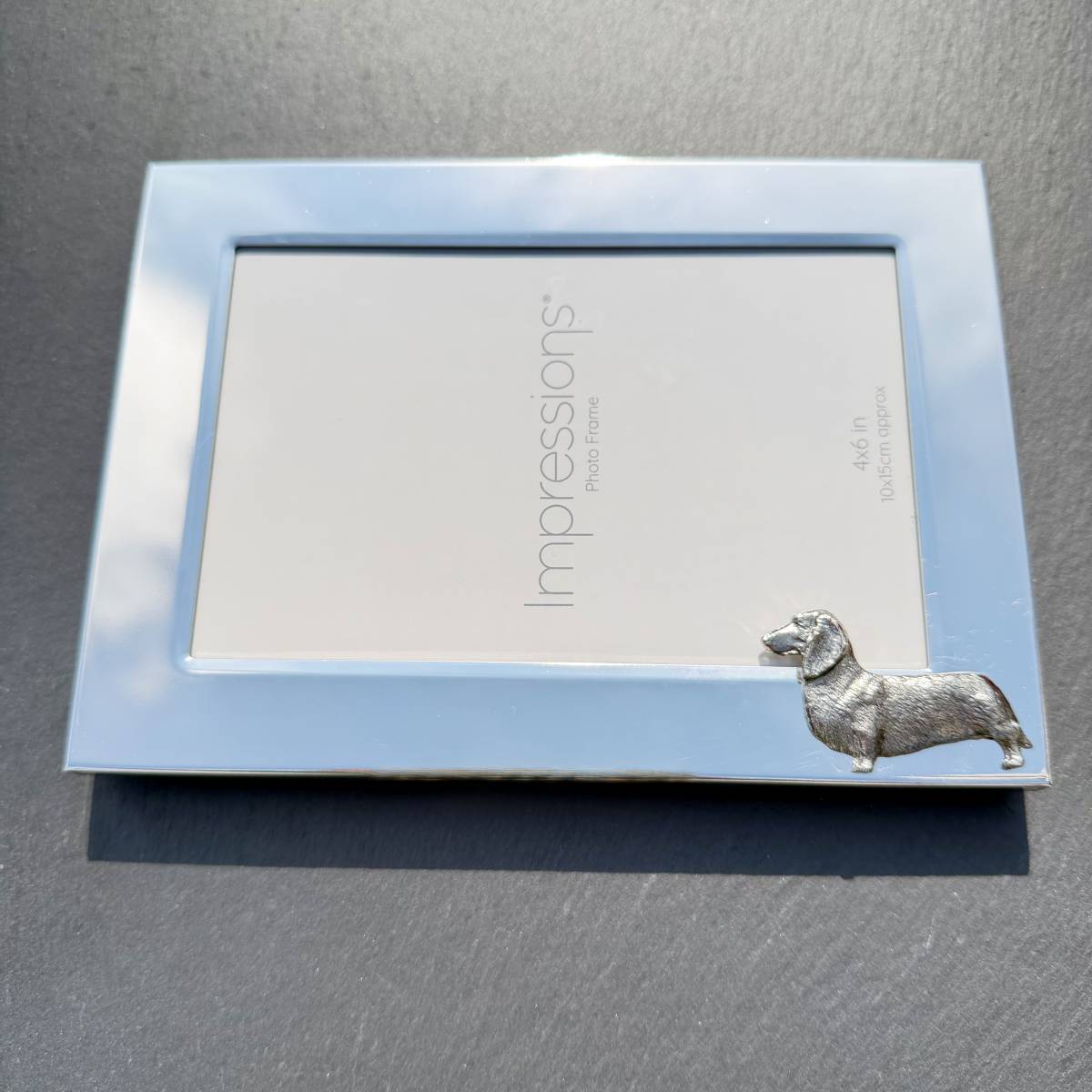 Dachshund Smooth Hair Photo Frame - Landscape | Alden Arts