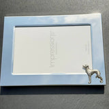 Italian Greyhound Photo Frame - Landscape | Alden Arts