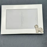 Old English Sheepdog Show Cut Photo Frame - Landscape | Alden Arts