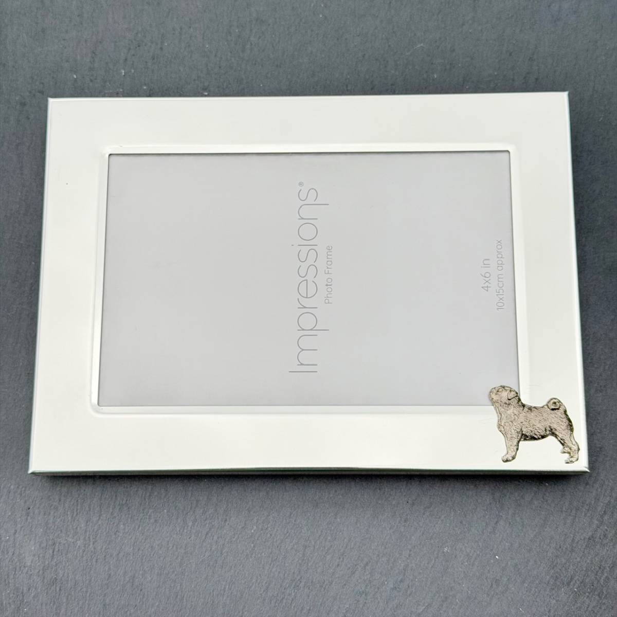 Pug Photo Frame - Landscape | Alden Arts