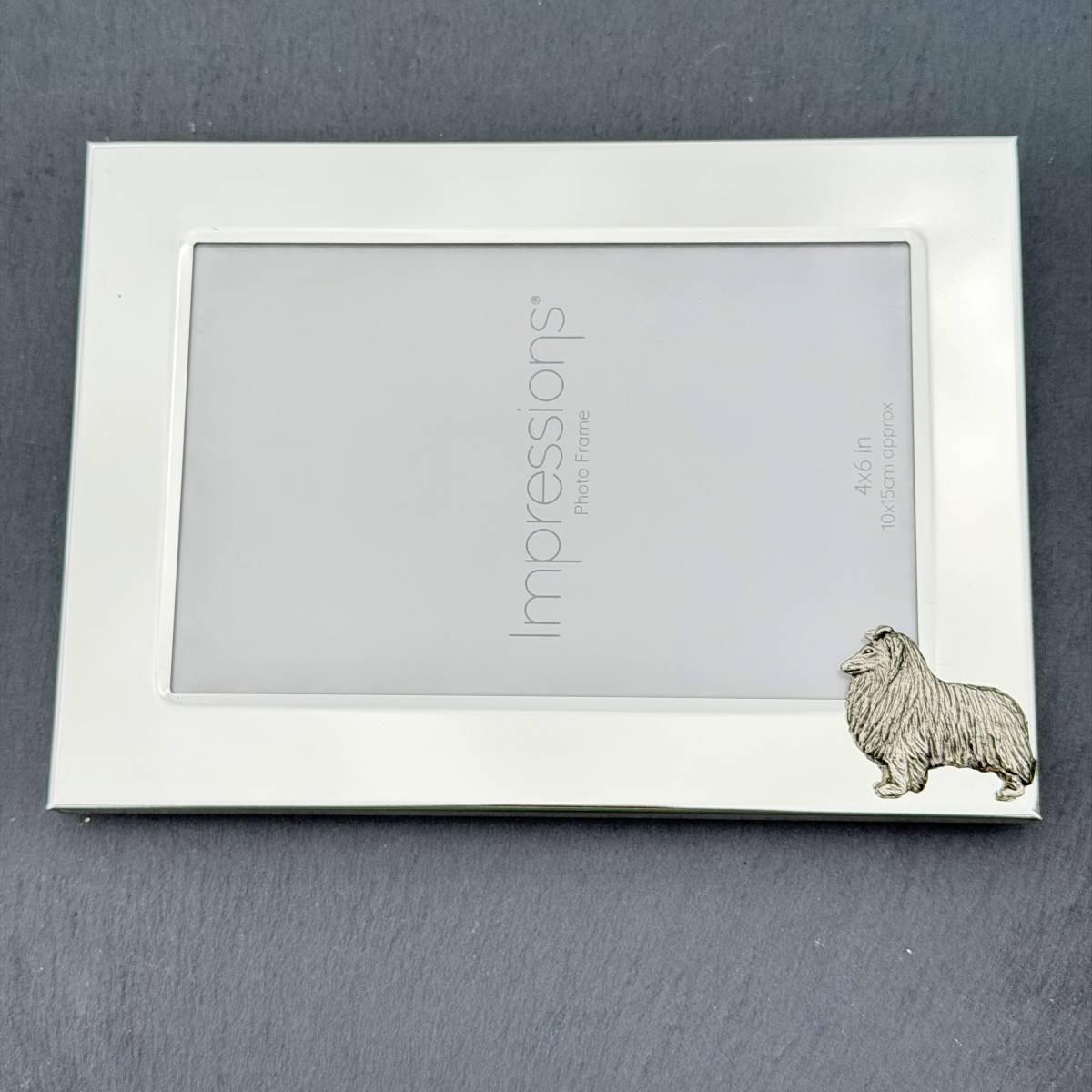 Rough Collie Photo Frame - Landscape | Alden Arts
