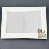West Highland White Small Photo Frame - Landscape | Alden Arts
