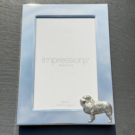Australian Sheepdog Photo Frame - Portrait | Alden Arts