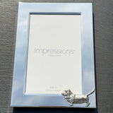 Basset Photo Frame - Portrait | Alden Arts