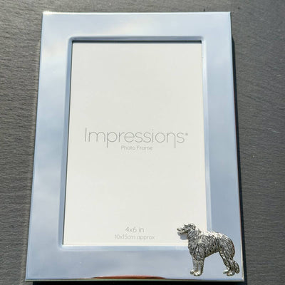 Borzoi Photo Frame - Portrait | Alden Arts