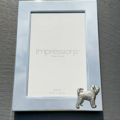 Black Russian Terrier Photo Frame - Portrait | Alden Arts