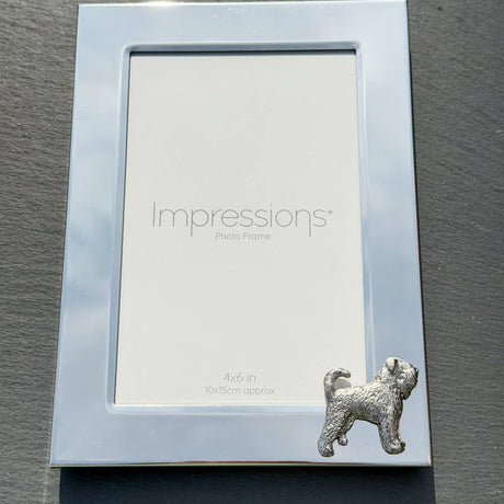 Black Russian Terrier Photo Frame - Portrait | Alden Arts
