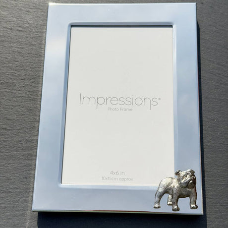 Bulldog Photo Frame - Portrait | Alden Arts