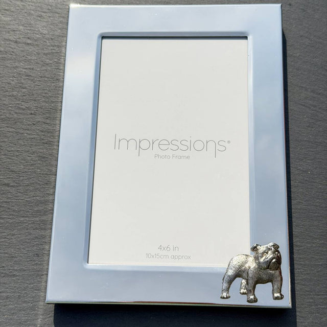 Bulldog Photo Frame - Portrait | Alden Arts