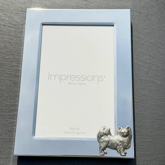 Chihuahua Long Hair Photo Frame - Portrait | Alden Arts